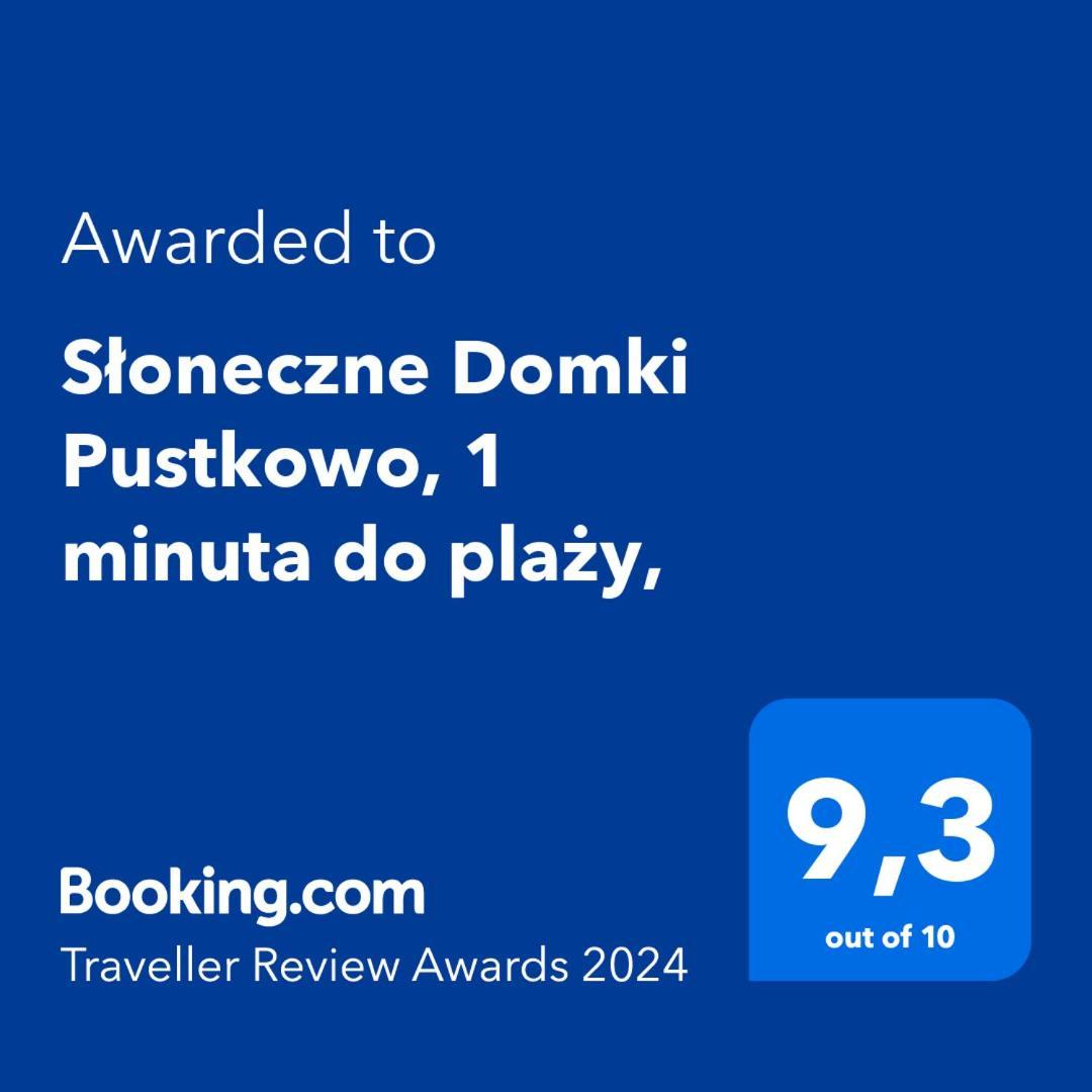 Sloneczne Domki Pustkowo, 1 Minuta Do Plazy, Kültér fotó
